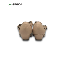 Zapatos de Baile Unisex de Cuero Genuino con Forro de Algodón y Suela de Fibra, Estilo Griego con Correa en T, Tacón Bajo para Práctica de Ballet y Teatro