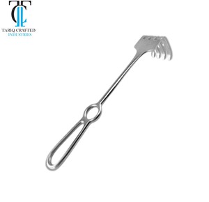 Écarteur chirurgical Volkmann en acier inoxydable, écarteur tissulaire orthopédique à pointes aiguisées ou émoussées, instrument médical - Product Image 2