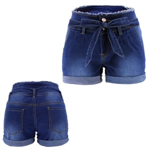 Shorts en jean tendance pour femme, taille haute, extensibles, en tissu respirant de qualité supérieure, style boyfriend sexy, mode estivale, vente en gros - Product Image 1