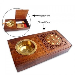 Gran Oferta de Venta, Regalo de Diwali, Cenicero Combinado de Aluminio Hecho a Mano, Porta Cigarrillos, Accesorio para Fumar de Primera Calidad, Estilo Americano, Sin Humo - Product Image 6