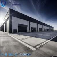 Entrepôt en acier préfabriqué sur mesure, bâtiment industriel en métal, atelier, hangar, structure durable, certifié CE