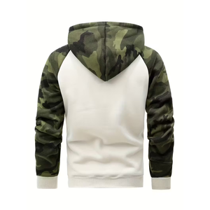 Sweat à capuche zippé 2025 de haute qualité avec fermeture éclair, élégant, pour homme, en coton, coupe ajustée, avec logo brodé, style streetwear - Product Image 2