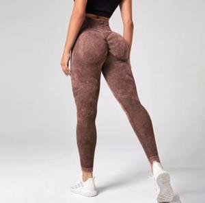 Leggings de compresión sin costuras de cintura alta para mujer, deportivos, de poliéster tejido, control de abdomen, secado rápido, para todas las estaciones - Product Image 2