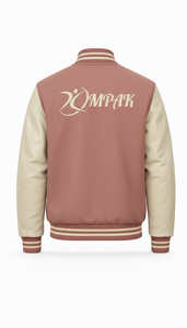 Manches en cuir de style américain professionnel, manches contrastées, style streetwear viral, style universitaire professionnel - Product Image 6