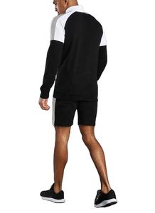 Ensemble pour hommes, survêtement d'hiver en tissu polaire Polyester, personnalisé, pour hommes, vêtement de plage, fermeture éclair, chemise et Short, t-shirt court, 2020 - Product Image 3
