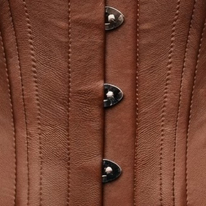 Corsé Transpirable de Último Modelo para Mujer, Talla Personalizada, Hecho de Cuero Suave, Ajustable, Corsés de Cuero para Mujer - Product Image 2