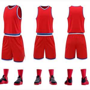 Tenue de basketball à prix de gros pour jeunes, uniforme de sport personnalisé avec logo, ensemble de sport léger pour hommes. - Product Image 6