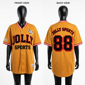Maillot de baseball en maille polyester 180 GSM pour femme, orange rouille, avec logos personnalisés en twill sublimé, maillot de baseball en coton pour femme - Product Image 5