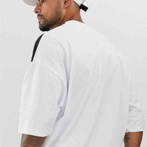 Camiseta Larga Oversize de Algodón 100% de Alto Gramaje, Ecológica, Casual, Lisa para Estampar, para Hombre, Calidad Superior, Mejor Gráfico Personalizado - Product Image 4