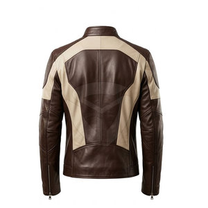 High Quality <b>Leather</b> <b>Jacket</b> Casual Streetwear Zipper Design Wind Resistant <b>Winter</b> <b>Jacket</b> For Riding And Bulk Orders - Product Image 3