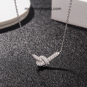 Collier pendentif papillon en argent sterling 925, micro-incrustation de zircon, chaîne à maillons plaquée rhodium pour femme, cadeau - Product Image 4