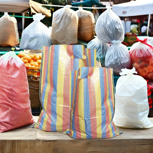 Bolsa de Embalaje Reciclable Impresa en Offset de Polipropileno Tejido, 100 kg, 50 kg, 25 kg, Bolsa de Compras Colorida para Ghana, África, Vietnam - Product Image 6