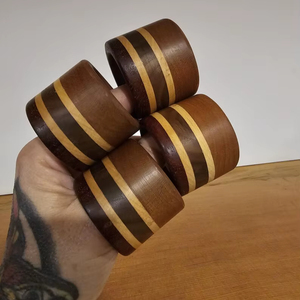 Anillo para Servilletas de Madera Clásico Hecho a Mano, Ecológico y Duradero, Elegante Decoración para Mesa de Comedor, Accesorios para Bodas y Hoteles Tradebyd - Product Image 1
