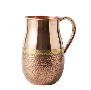 Hammered Copper Water Pitcher Home Kitchen Latest Design <b>Jug</b> For Restaurants Tabletop Water Metal Pitcher - Product Image 2