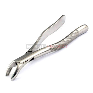 High Quality German Stainless Steel Manual Root Extracting Forceps #17 Lower Molar Universal Tooth Extraction Dental Surgical - Product Image 4