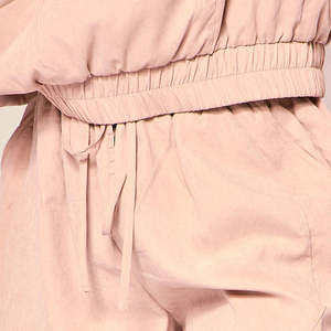 OEM Custom Logo <b>Womens</b> Two Piece Windbreaker Set Waterproof <b>Nylon</b> Jacket & Shorts Lightweight Outdoor Sportswear Outfit - Product Image 4