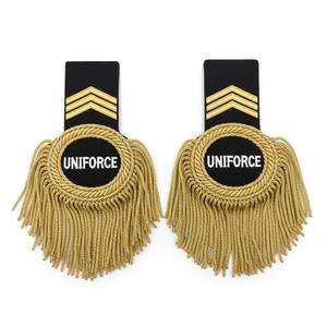 ปลอกไหล่ประดับด้วยเส้นทองคำแท้แบบสั่งทำพิเศษ สำหรับชุดพิธีการ ทำด้วยมือจากเส้นทองคำแท้ ระบายอากาศได้ดี เป็นมิตรกับสิ่งแวดล้อม ถักทออย่างประณีต เหมาะสำหรับทั้งชายและหญิง - Product Image 6