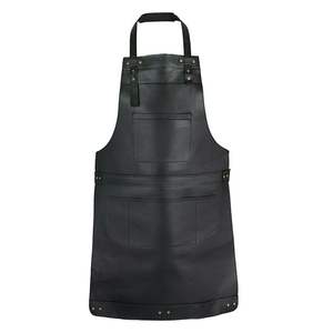 Delantal de Cuero Clásico sin Mangas, Transpirable, Ajustable, Masculino, Impermeable y Resistente al Aceite, Hecho en Pakistán, Venta al Por Mayor - Product Image 1