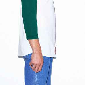 <b>Men's</b> Casual 100% Cotton Crew Neck T-Shirt Raglan <b>Sleeve</b> <b>Tshirt</b> <b>Long</b> <b>Sleeve</b> Plain Design Shirt for <b>Men</b> - Product Image 3