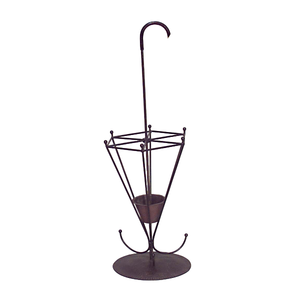 Porte-parapluies antique en fer galvanisé avec un nouveau design pour la maison, le hall d'hôtel, support décoratif pour parapluies en solde - Product Image 3