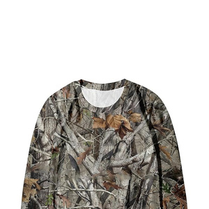 เสื้อสเวตเชิ้ตผ้าฟลีซลายพรางสำหรับฤดูหนาว แบบยูนิเซ็กซ์ ระบายอากาศได้ดี สำหรับผู้ชายและผู้หญิง พร้อมปักโลโก้แบบ 3 มิติตามสั่ง - Product Image 4