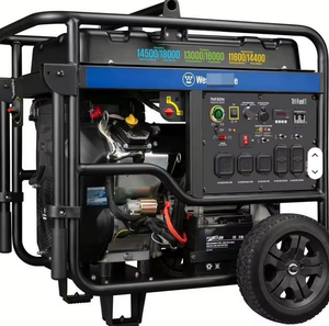 เครื่องกำเนิดไฟฟ้าแบบพกพา รุ่นใหม่ล่าสุด 14,500 วัตต์ (120/240V) สตาร์ทด้วยปุ่ม/รีโมท ใช้ได้สามระบบเชื้อเพลิง พร้อมเซ็นเซอร์ตรวจจับก๊าซคาร์บอนมอนอกไซด์ - Product Image 1