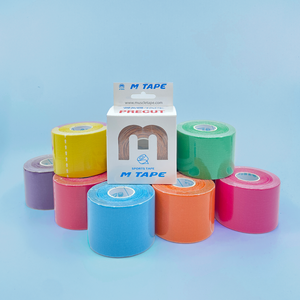 1. M <b>TAPE</b> Sports <b>Tape</b> 5cm x 5m Precut Elastic Cotton Kinesiology <b>Tape</b> for Sports Protection Unisex All Seasons - Product Image 1