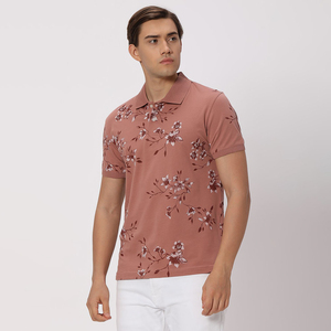 Polo de última moda, transpirable, de manga corta, de alta calidad, con impresión de logotipo personalizado, en algodón oscuro, para hombre. - Product Image 3