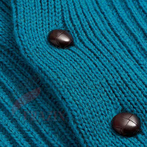 Cardigan en tricot pour homme, manches longues, boutonné, doux, chaud, décontracté, pour le travail ou le bureau, vêtements décontractés pour homme - Product Image 3