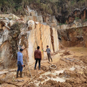 Thassos สีขาวผสมหินอ่อนเคาน์เตอร์ห้องน้ำกระเบื้องอุตสาหกรรมใหม่ผนังครัวลายดอกไม้หินวอเตอร์เจ็ท - Product Image 6