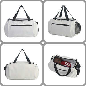 Sac de sport extensible imperméable avec fermeture éclair, compartiment sec/humide, compartiment à chaussures, grande capacité, personnalisable avec logo, pour le fitness et les voyages - Product Image 5