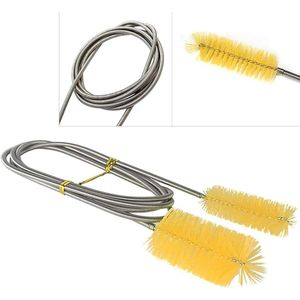 Flexible 67-inch Double-Ended Elastic Hose Pipe <b>Drain</b> <b>Brush</b> 2pcs 8.2-inch Straw Cleaning <b>Brush</b> Nylon Cleaning <b>Brush</b> Cleaning - Product Image 6