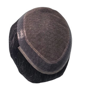 Peluca de Cabello Humano Remy para Hombre, Modelo Australiano, con Sistema Capilar de Prótesis - Product Image 1