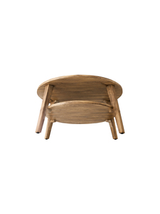 Mesa de centro moderna de madera maciza de teca con patas de madera, diseño duradero, estante de almacenamiento para muebles de sala de estar - Product Image 5