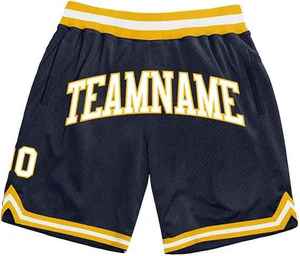 Wholesale Price Men's Embroidered Zipper Basketball Wear High Quality <b>Mesh</b> Polyester Quick Dry Men's Shorts - Product Image 2