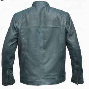 Veste en cuir pour homme de haute qualité, en cuir d'agneau véritable, imperméable, réversible, respirante, écologique, à séchage rapide, style bomber - Product Image 4