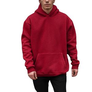 Pull à capuche d'hiver surdimensionné à la mode pour homme 100% coton, vente en gros OEM Export qualité - Product Image 1