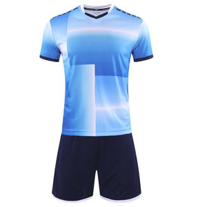 Ensemble d'uniformes de football personnalisés sublimés, respirant et à séchage rapide, kit de maillots de football, vêtements de sport en gros pour équipes - Product Image 1