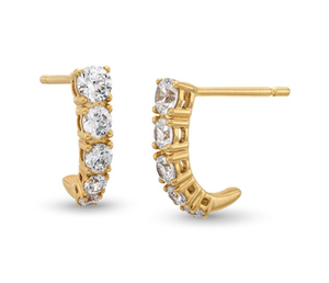 <b>Hoops</b> Earrings Diamond Earrings Gold and <b>Silver</b> Earrings Natural and Lab Grown Diamonds Earrings <b>Hoops</b> Fine Jewelry for Women - Product Image 1