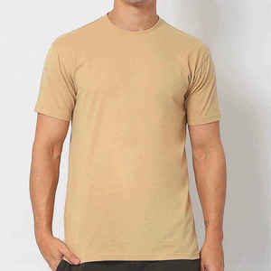 เสื้อยืดคอกลมแขนสั้นสีพื้นสำหรับผู้ชายขายส่ง เสื้อยืดลำลองผ้าฝ้ายสั่งทำสำหรับผู้ชาย - Product Image 6