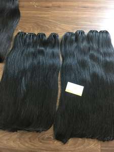100% Vierge Vietnamien Remy Extensions de Cheveux Super Double Os Droite 8-32 pouces Cheveux Tissage En Gros Prix - Product Image 4