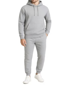 Ensemble de survêtement décontracté pour homme, haut à manches longues à demi-zip blanc avec pantalon à cordon de serrage, polyester léger, coupe classique, idéal pour le printemps - Product Image 5