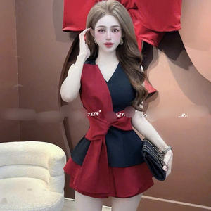 Ensemble de vêtements pour femmes en tricot long décontracté d'été en deux pièces, confortable, naturel, écologique, lavable, emballage personnalisé - Product Image 3