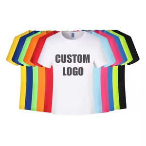 T-shirts en polyester 100 % de haute qualité en gros, logo personnalisé, imperméables, respirants, séchage rapide, impression numérique sur tissu tissé - Product Image 1