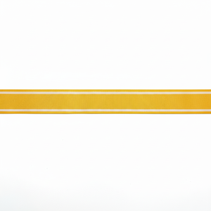 Ruban de Médaille en Soie Moiré Jaune de Haute Qualité avec Marquage d'Eau, Fabricant de Rubans de Récompense pour Uniformes de Service - Product Image 5