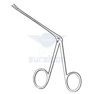   Pinzas para Polipos de Oído con Eje de 14 cm (5-1/2 Pulgadas) de Acero Inoxidable, Instrumento Quirúrgico ORL para la Extracción de Tejido de Polipos de Oído - Product Image 5