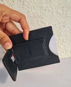Porte-cartes PU haut de gamme de style minimaliste pour hommes avec clip magnétique Motif personnalisé pour une gestion efficace du crédit et de la trésorerie - Product Image 5