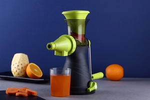 Extractor de jugo manual de zanahorias, frutas y verduras, de acero inoxidable, herramienta de cocina especializada, extractor de jugo eficiente. - Product Image 5