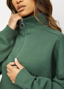 Nouvelle Veste de Yoga Femme Tendance à Demi-Zip, Haut de Sport Décontracté à Manches Longues, Col Montant, Sweat-shirt à Capuche - Product Image 6