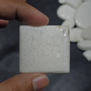 Lote de cabujones de scolecita blanca natural al por mayor, lote de piedras preciosas de scolecita para la fabricación de joyas - Product Image 3